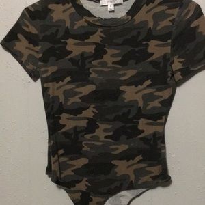 Camo body suit